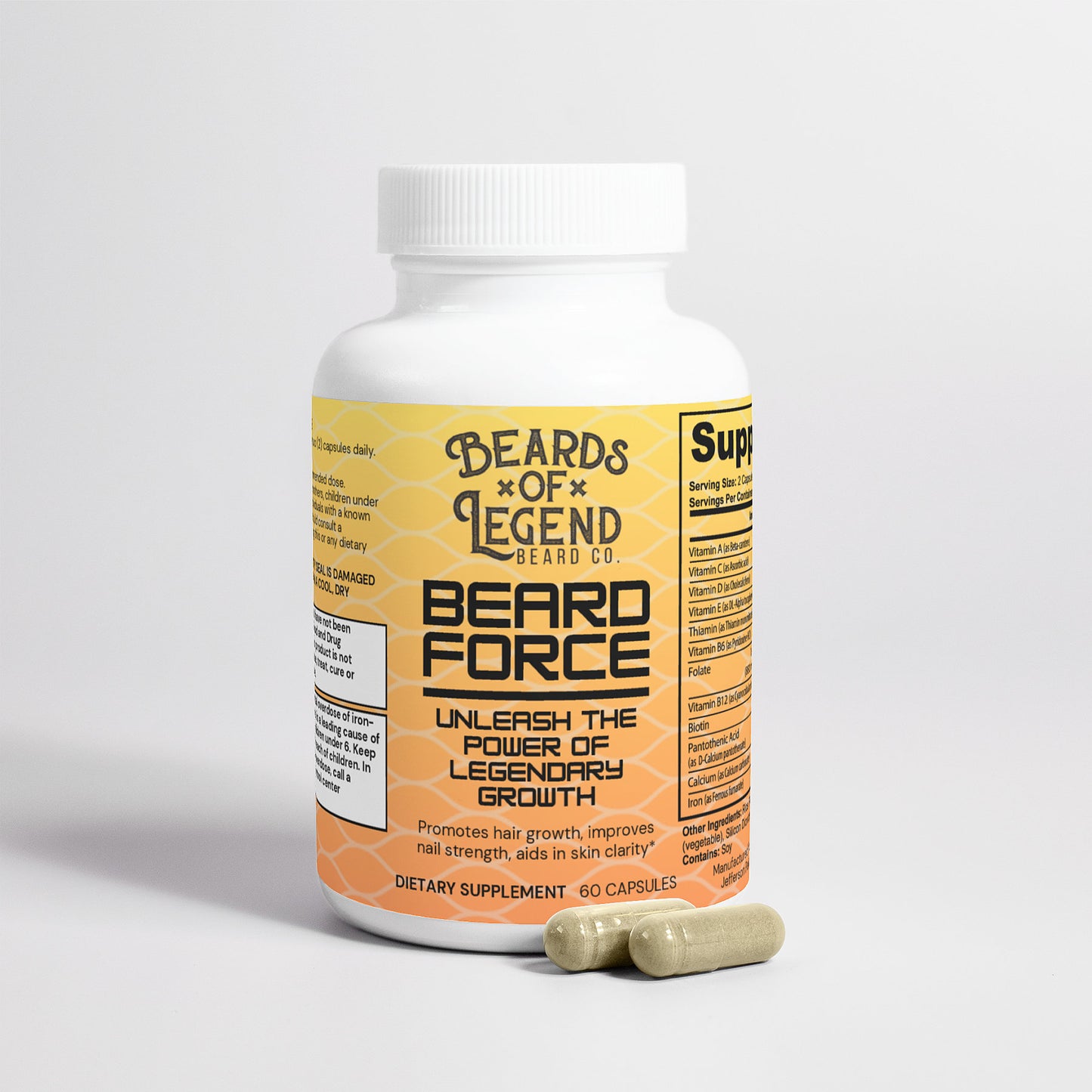 Beard Force - Beards of Legend Vitamins & Minerals Default Title