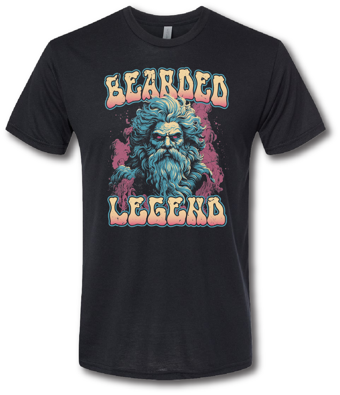 Bearded Legend Retro Short Sleeve T-shirt