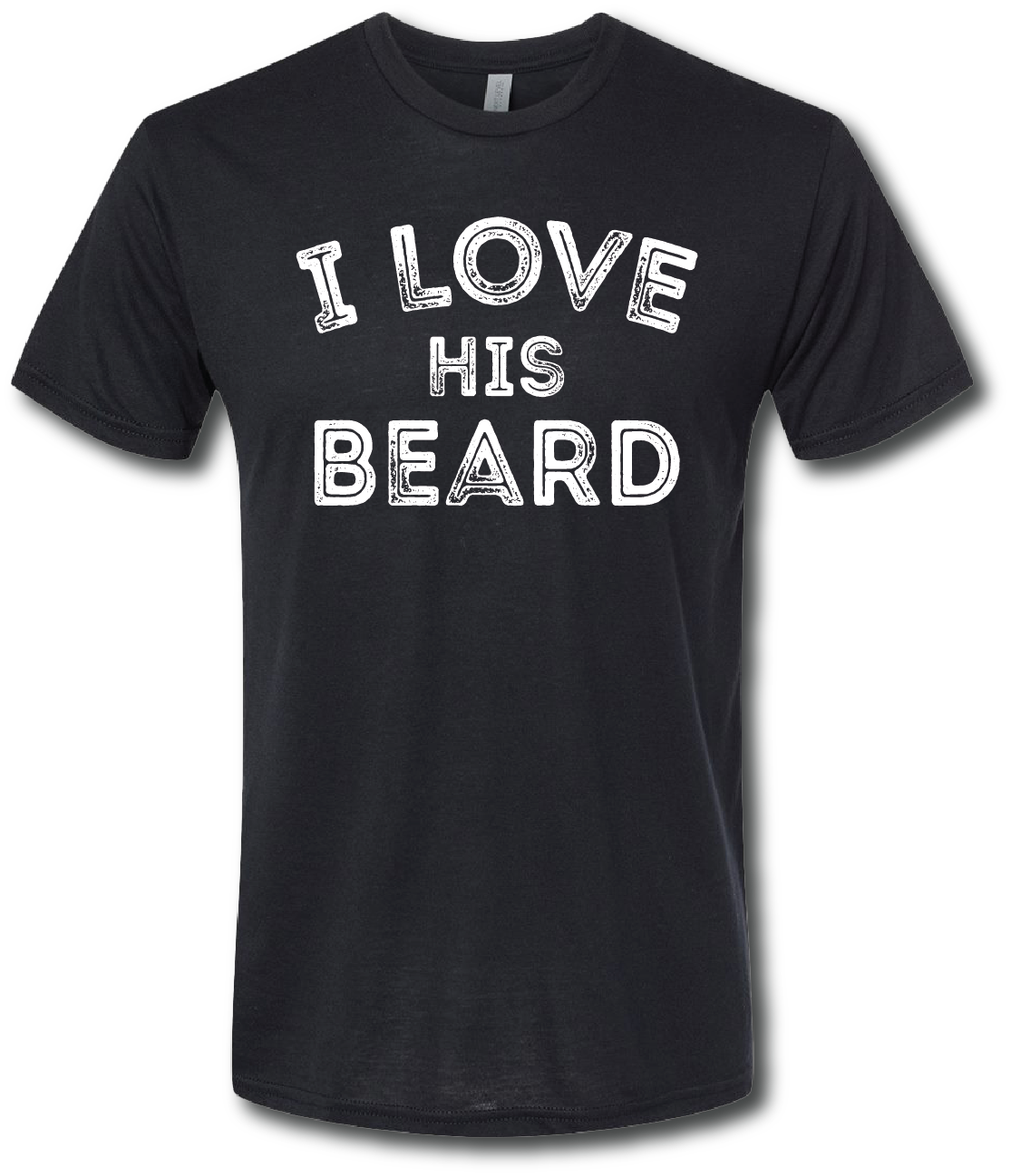 I Love His Beard Short Sleeve T-shirt