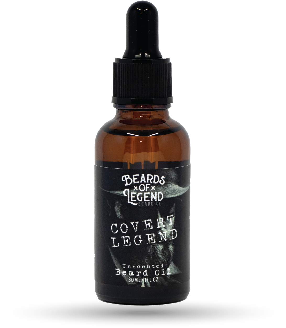 Covert Legend Unscented Beard Oil 1 FL OZ Bottle