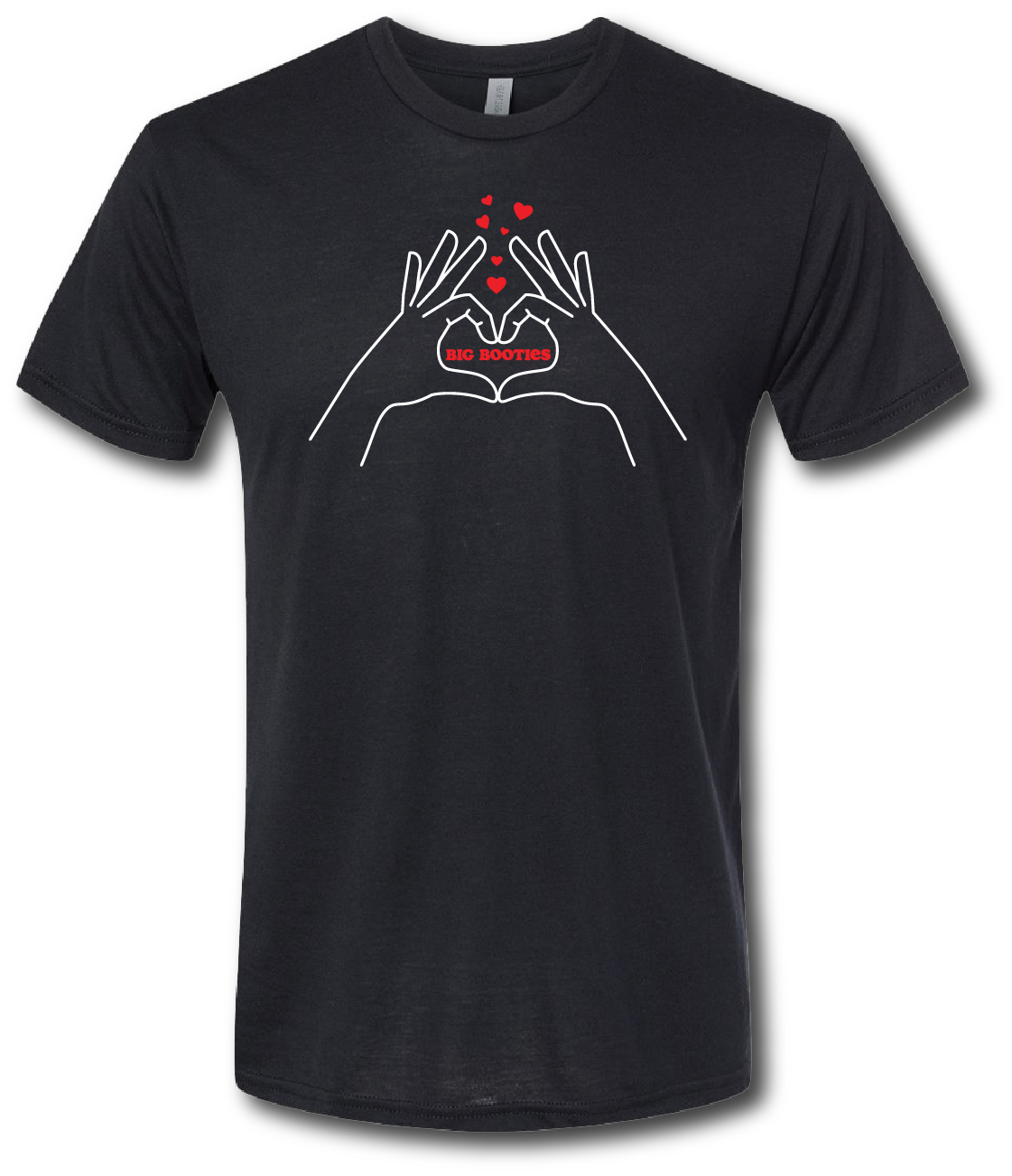Heart Hands Big Booties Short Sleeve T-shirt