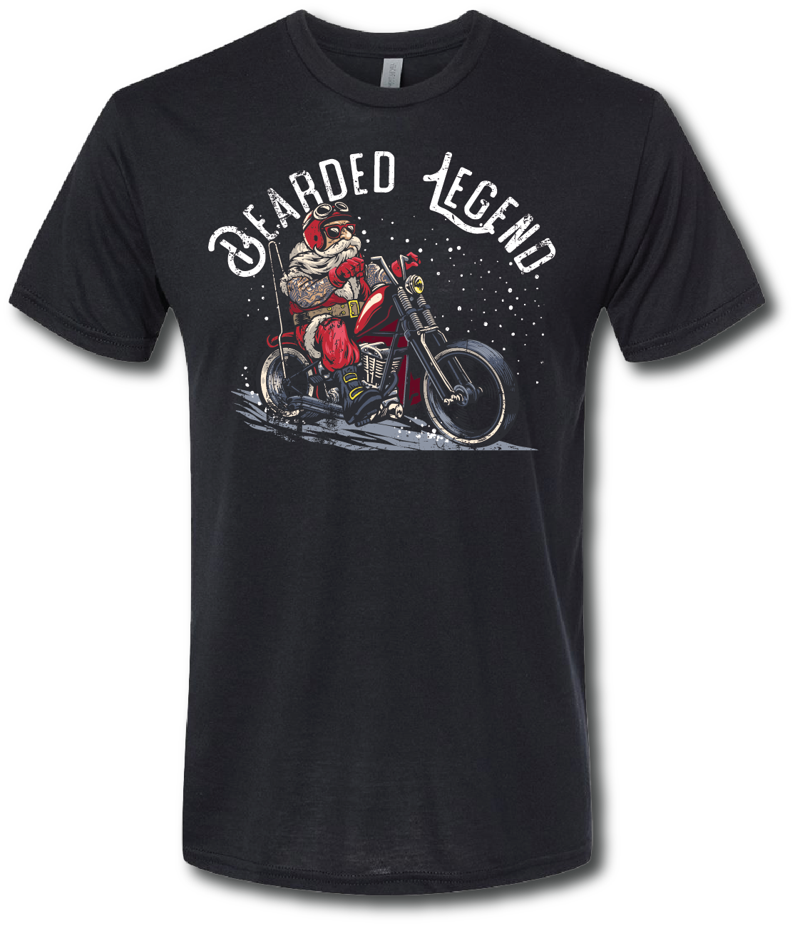 Bearded Legend Saint Nick Short Sleeve T-shirt - Beards of Legend Shirts S
