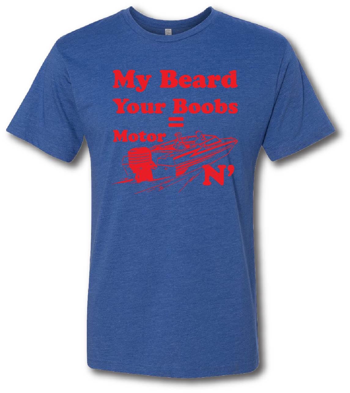 Beards Motor Boatin' Short Sleeve T-shirt