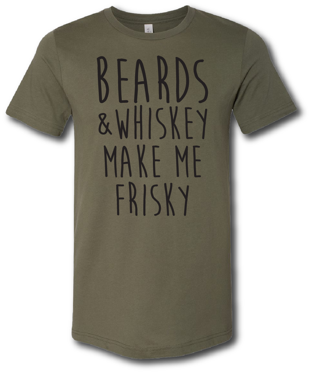 Beards and Whiskey Short Sleeve T-shirt