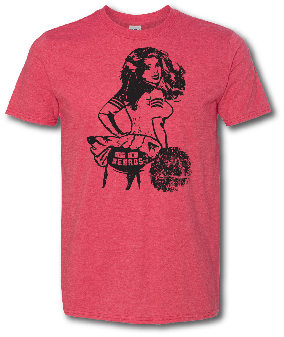 Go Beards Cheerleader Short Sleeve T-shirt