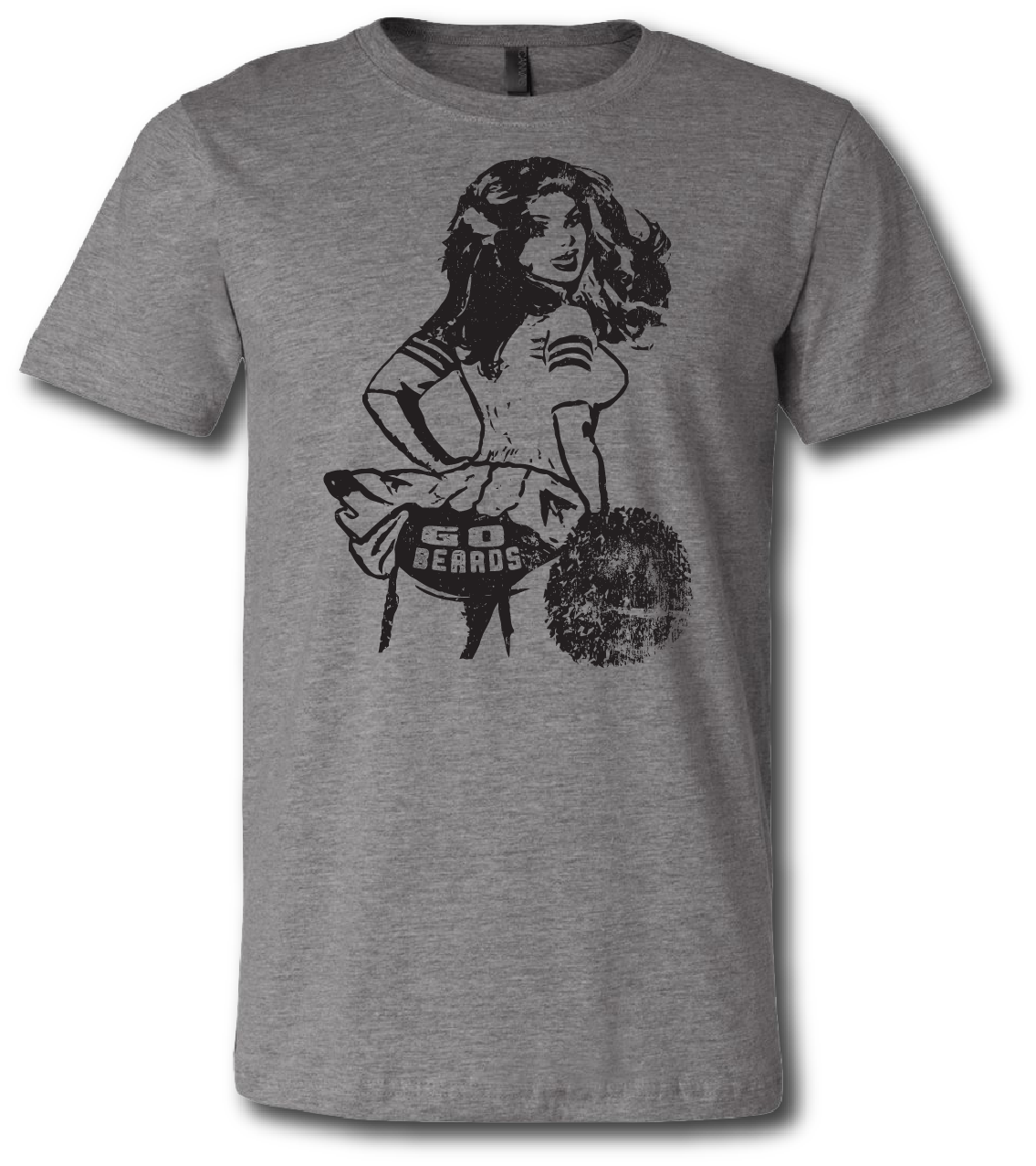 Go Beards Cheerleader Short Sleeve T-shirt
