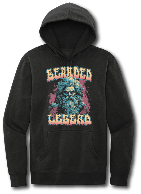 Bearded Legend Retro Hoodie