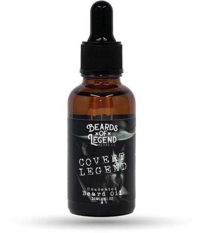 Covert Legend Unscented Beard Oil 1 FL OZ Bottle