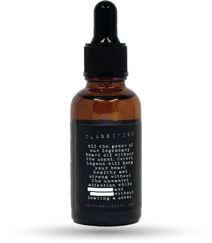 Covert Legend Unscented Beard Oil 1 FL OZ Bottle