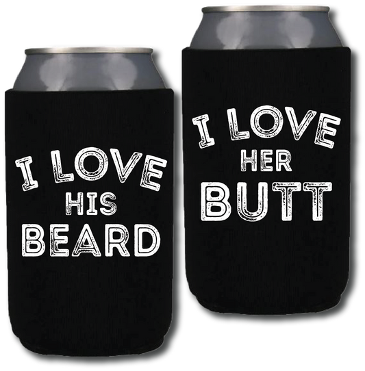 Butts and Beards BOL Can Cooler Combo