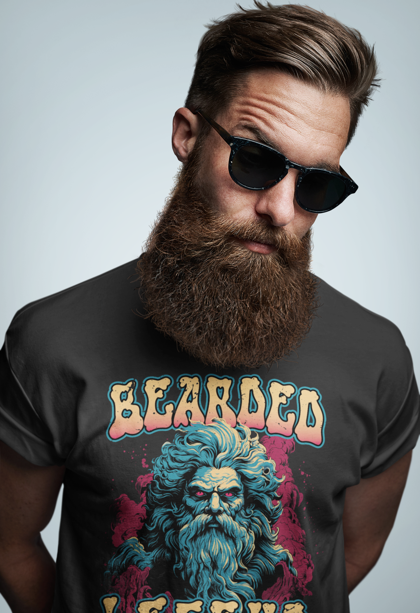 Bearded Legend Retro Short Sleeve T-shirt