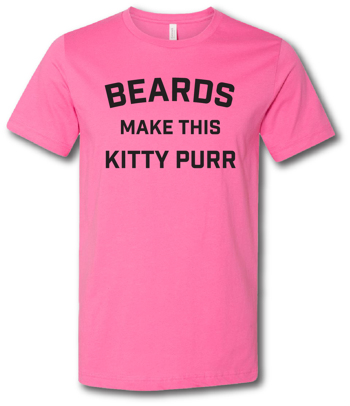 Beards Make This Kitty Purr Short Sleeve T-shirt