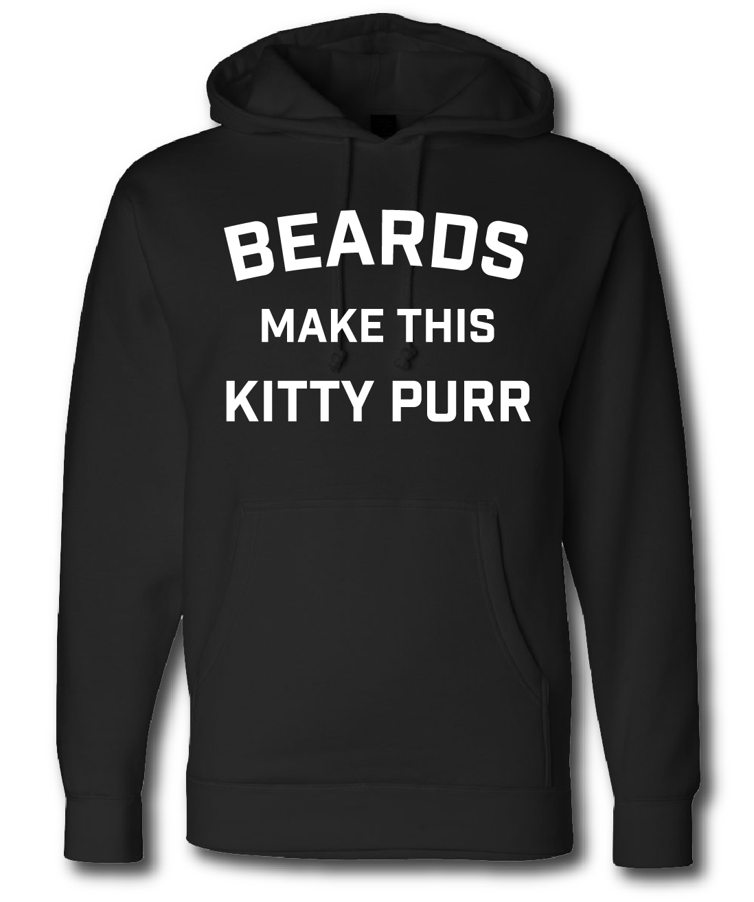 Beards Make This Kitty Purr Short Sleeve T-shirt
