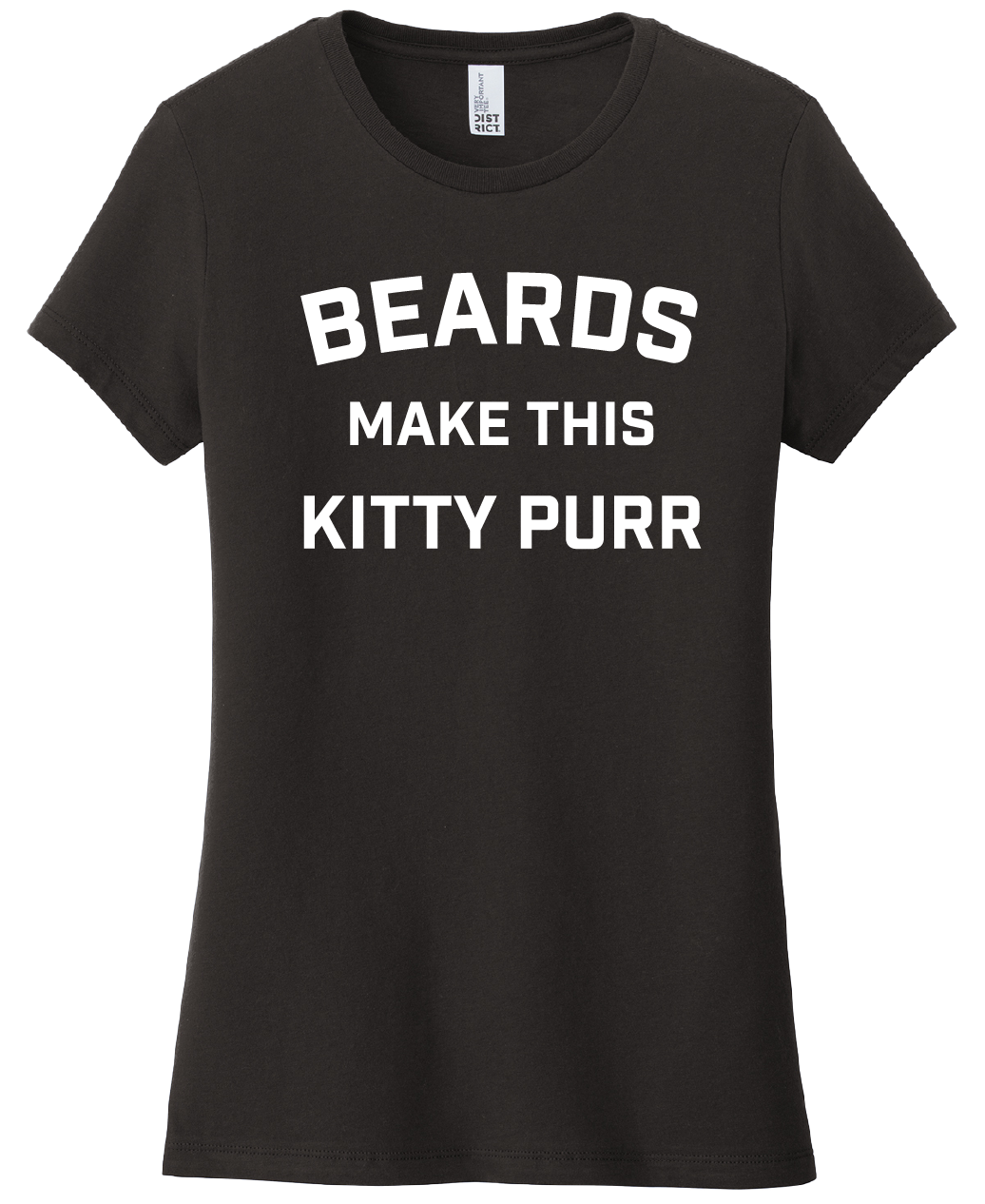 Beards Make This Kitty Purr Short Sleeve T-shirt