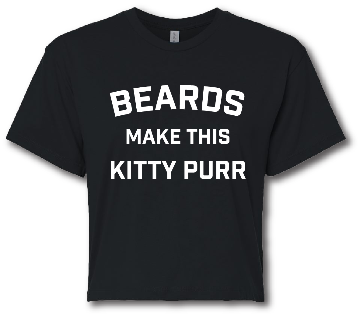 Beards Make This Kitty Purr Short Sleeve T-shirt