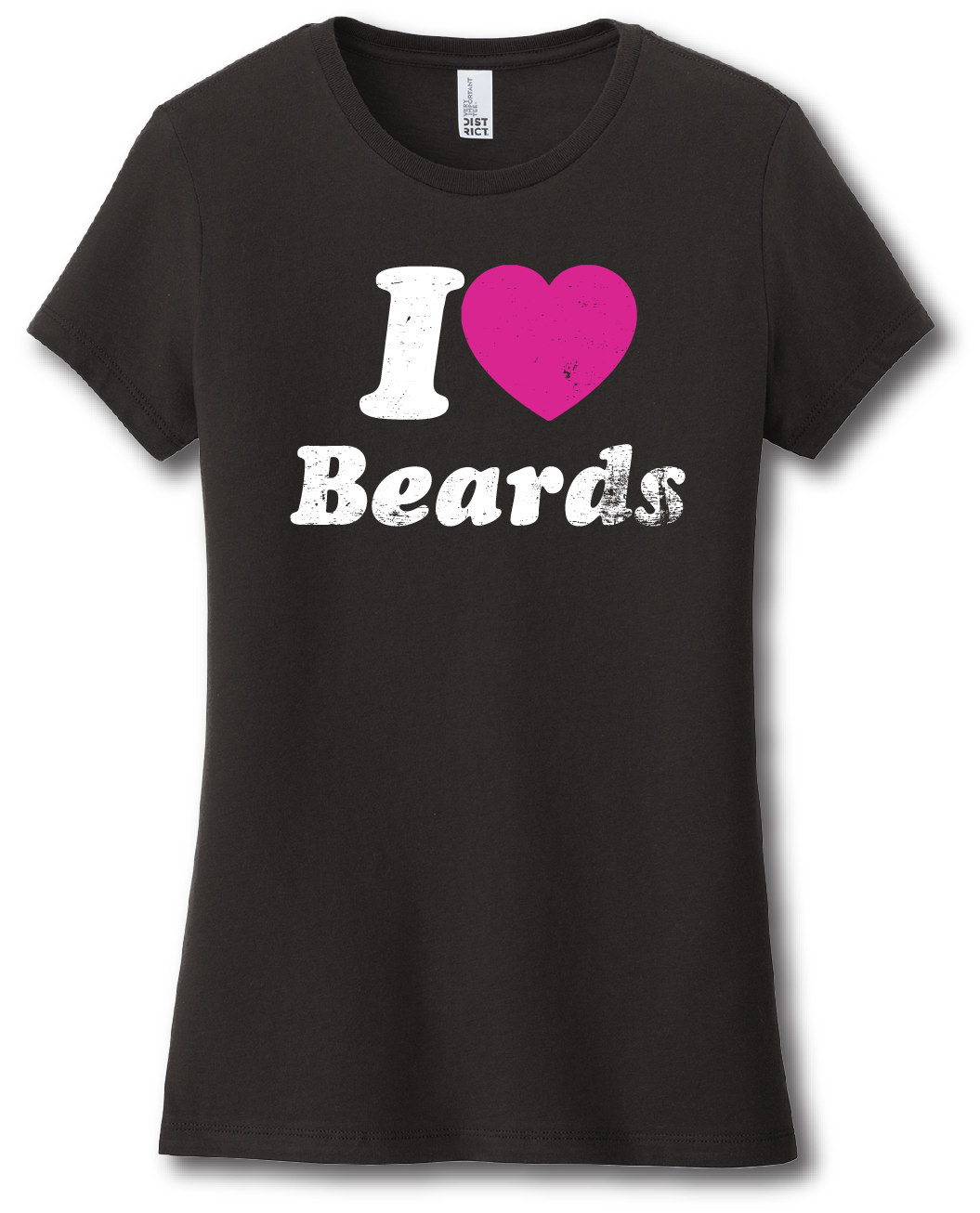 I Heart Beards Short Sleeve T-shirt