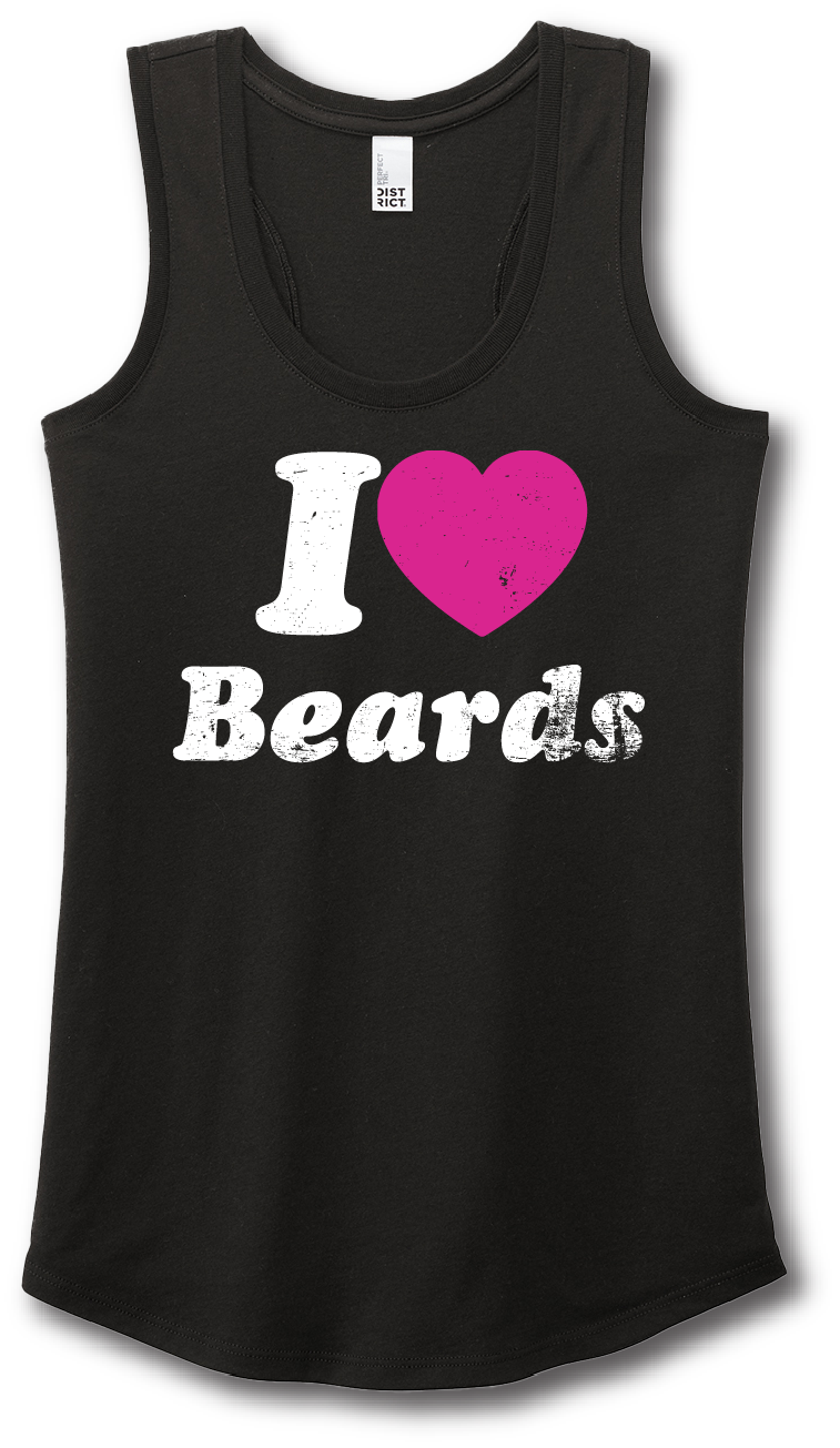 I Heart Beards Short Sleeve T-shirt