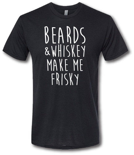 Beards and Whiskey Short Sleeve T-shirt