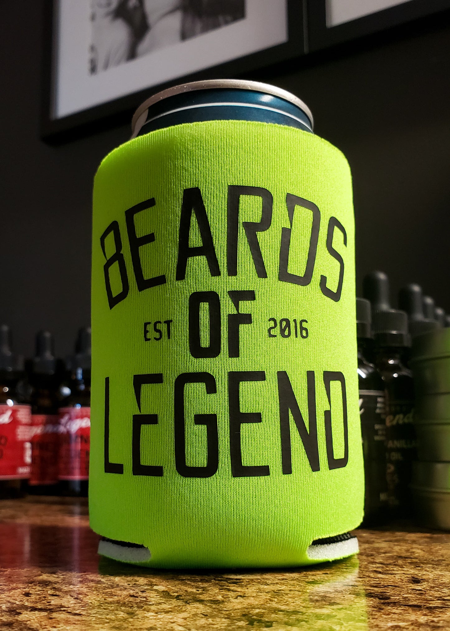 Beards of Legend Can Coolers
