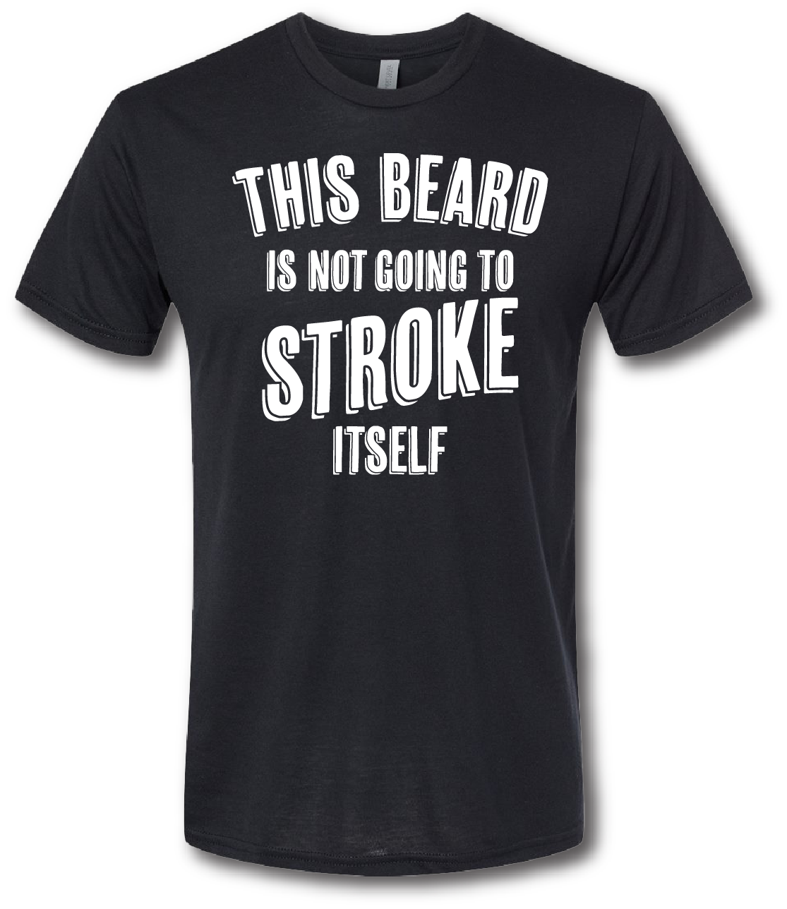 Beard Stroke Short Sleeve T-shirt