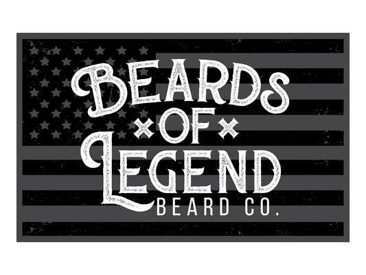 Beards Of Legend Beard Co Flag Decal