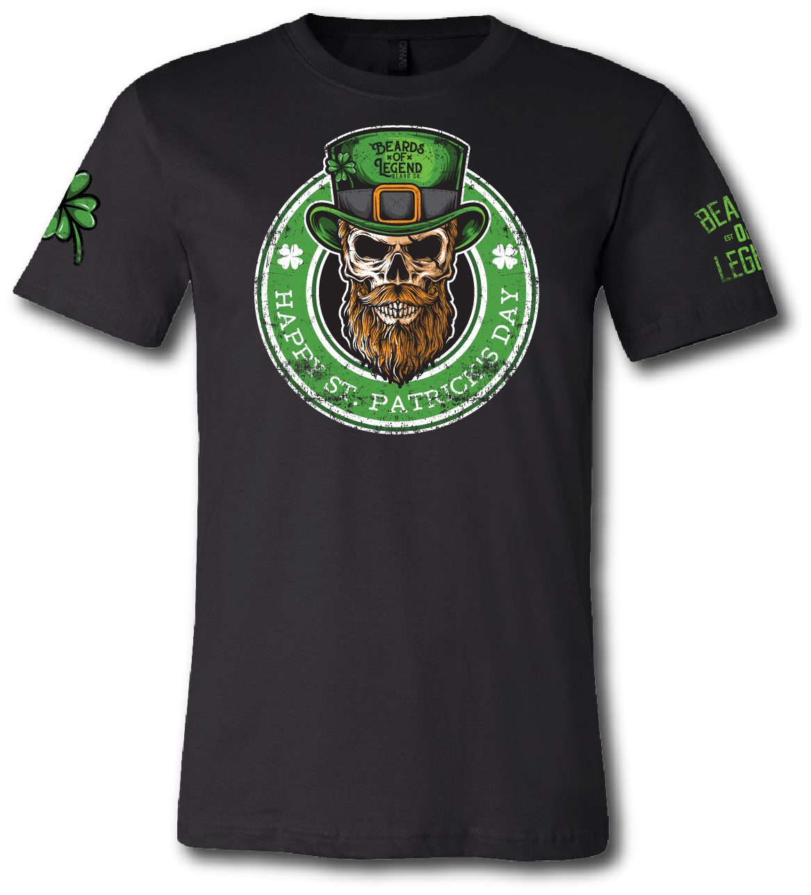 Bearded Legend Leprechaun Skull