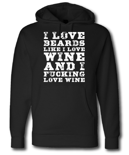 I love Beards and Wine Short Sleeve T-shirt