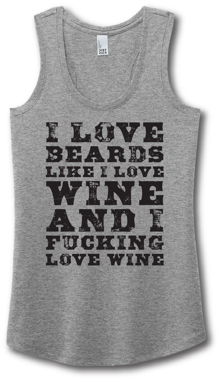 I love Beards and Wine Short Sleeve T-shirt