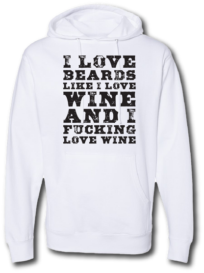 I love Beards and Wine Short Sleeve T-shirt