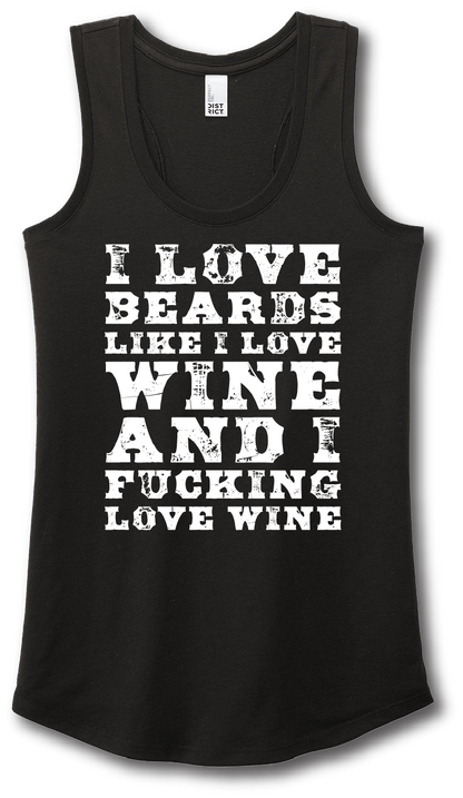 I love Beards and Wine Short Sleeve T-shirt