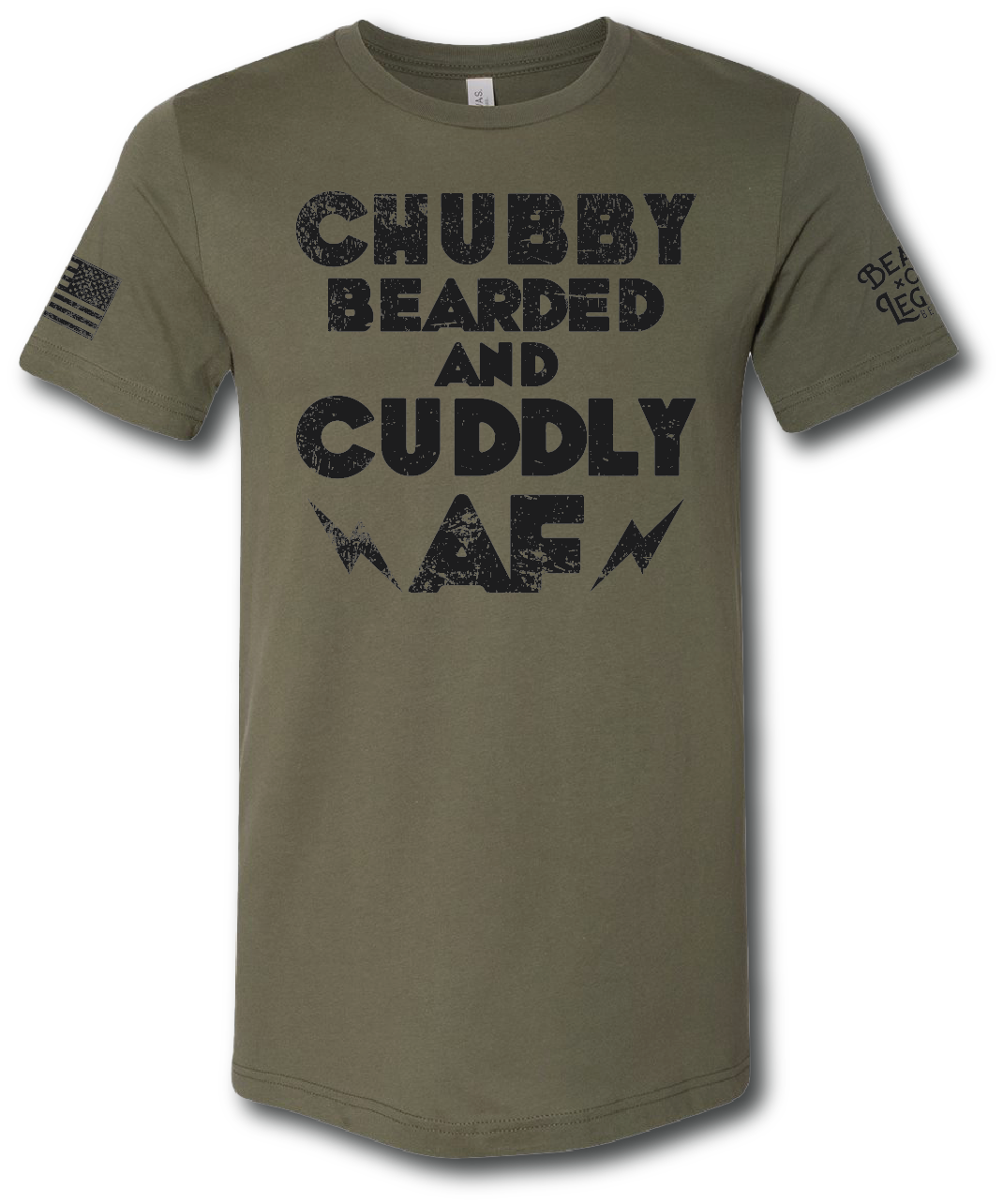 Chubby Bearded Cuddly Short Sleeve T-shirt