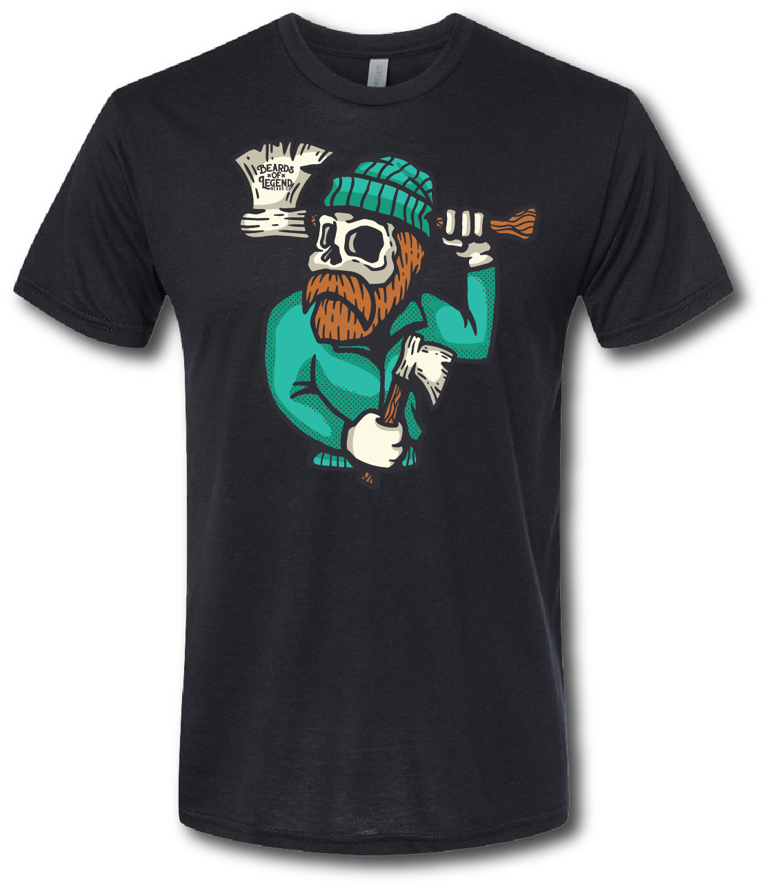 Bearded Hatchet Man Short Sleeve T-shirt