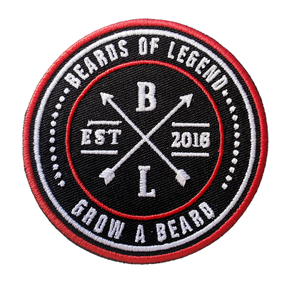 Beards of Legend 3 Inch Iron on Patch