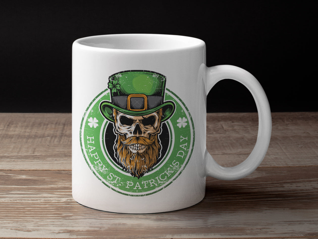 Bearded Saint Patrick's Day Coffee Mug