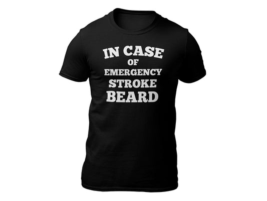 Stroke Beard Short Sleeve T-shirt